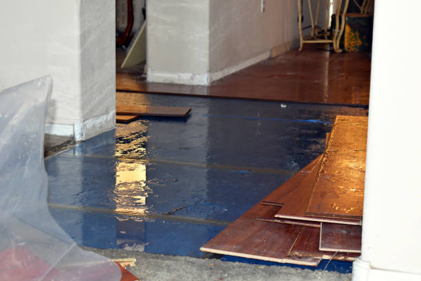 Professional Emergency Water Damage Restoration technician working in Oneida, WI